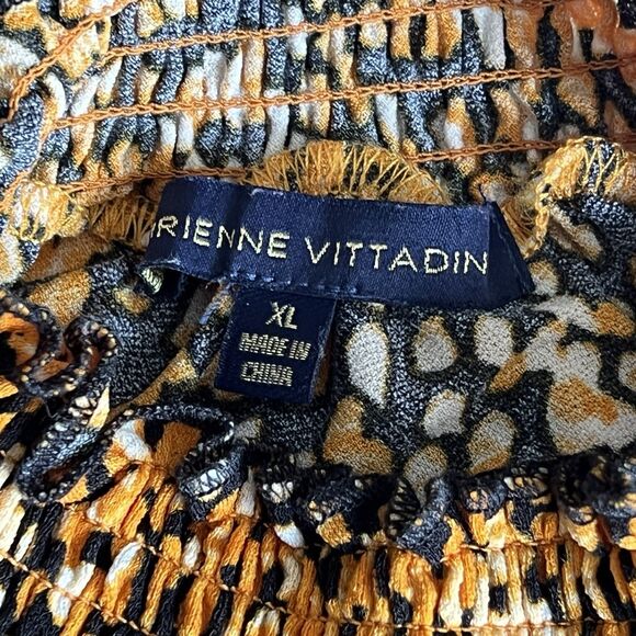 Adrienne Vittadini Top Women’s Shirt Sz X-large Stretchy Going Out Career Preppy - Picture 4 of 9